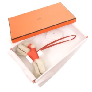 HERMES key ring Annu Milo, Mouton Rose texas Buddy | AlmaBagz