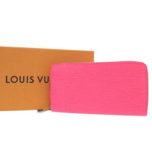 LOUIS VUITTON Long Wallet Purse M80113 Epi Leather pink Round Zip Wallet Zippy Wallet Women Used | AlmaBagz