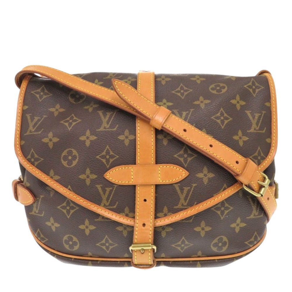 LOUIS VUITTON Shoulder Bag AR1911 Monogram canvas Brown Monogram Saumur 30 Women Used | AlmaBagz - Image 8