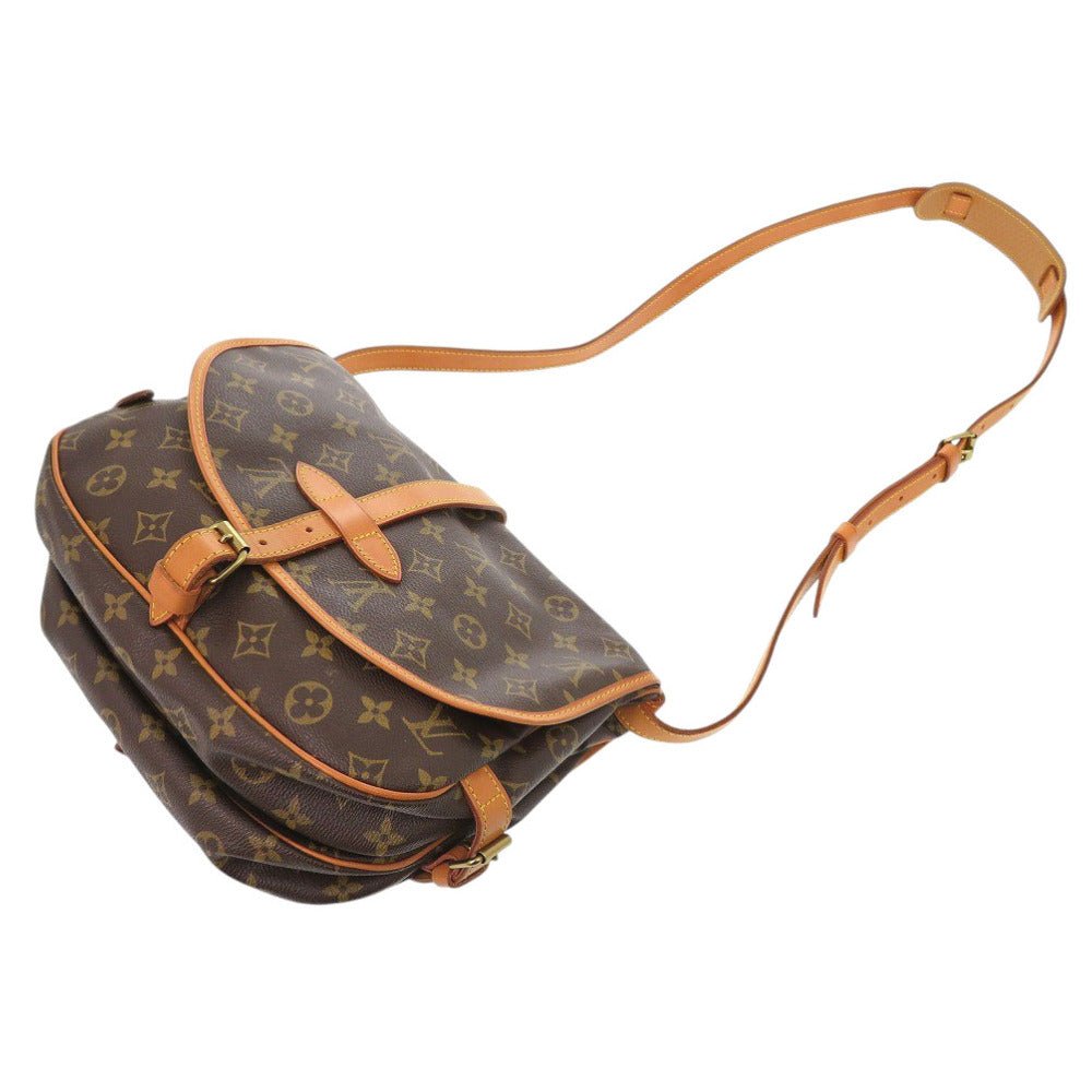 LOUIS VUITTON Shoulder Bag AR1911 Monogram canvas Brown Monogram Saumur 30 Women Used | AlmaBagz - Image 4