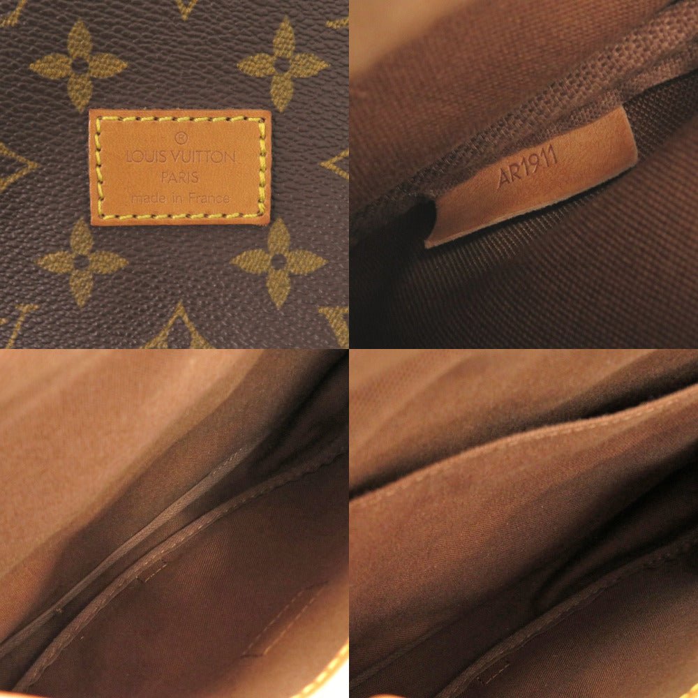 LOUIS VUITTON Shoulder Bag AR1911 Monogram canvas Brown Monogram Saumur 30 Women Used | AlmaBagz - Image 7