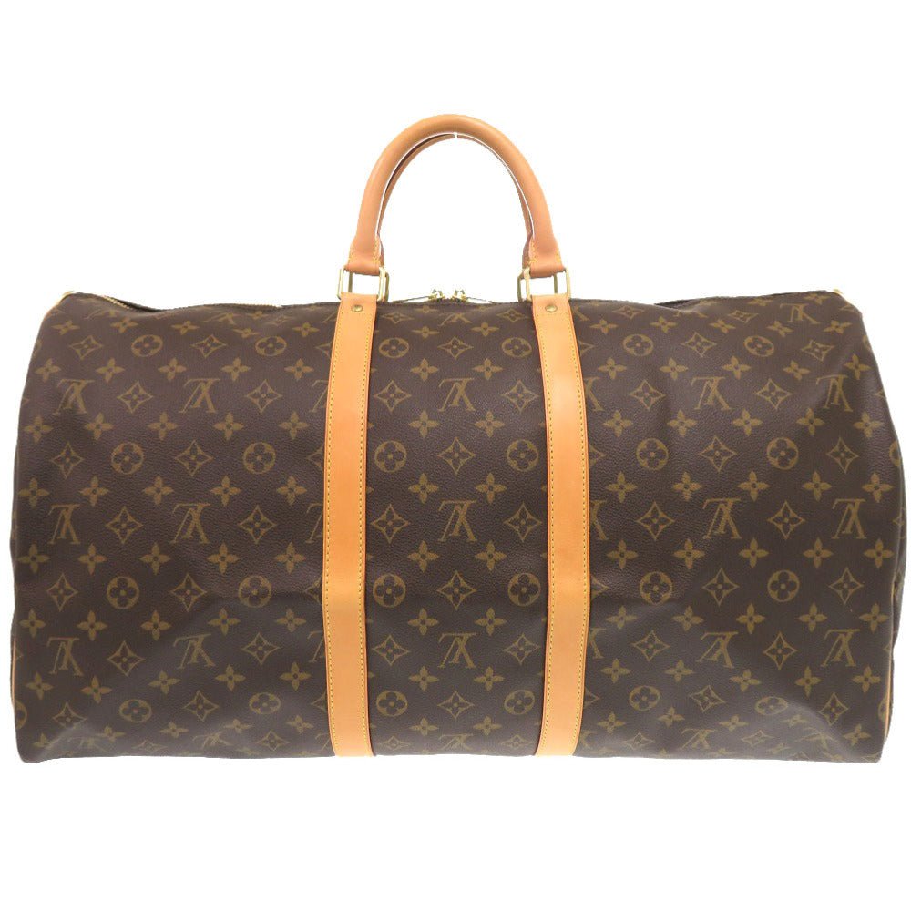 LOUIS VUITTON Boston Duffel bag M41414 Monogram canvas Brown Monogram Keepall bandouliere55 | AlmaBagz