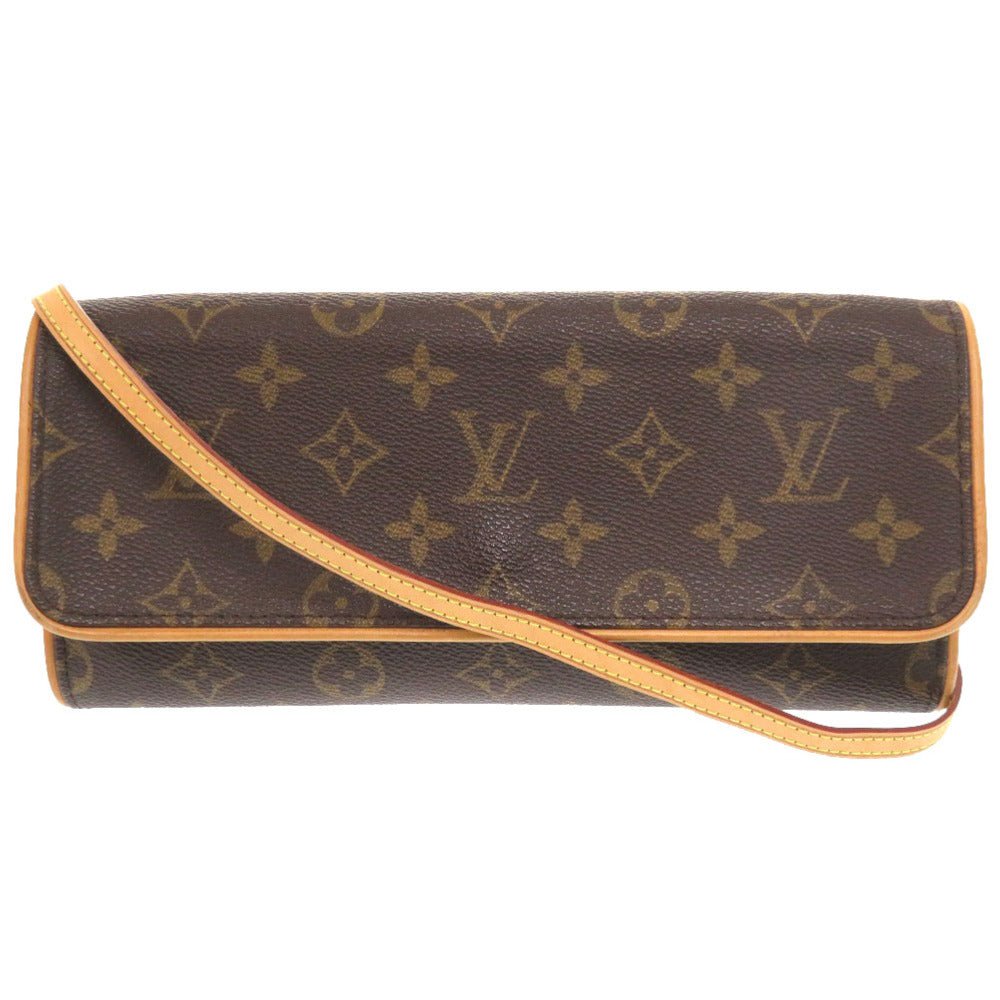 LOUIS VUITTON Shoulder Bag M51852 Monogram canvas Brown Monogram Pochette Twin GM Women Used | AlmaBagz - Image 8