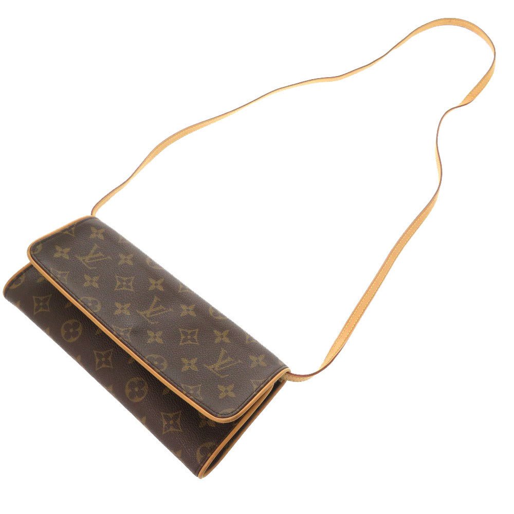 LOUIS VUITTON Shoulder Bag M51852 Monogram canvas Brown Monogram Pochette Twin GM Women Used | AlmaBagz - Image 3