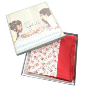 GUCCI scarf silk beige LIBERTY collaboration flower print Women Used | AlmaBagz