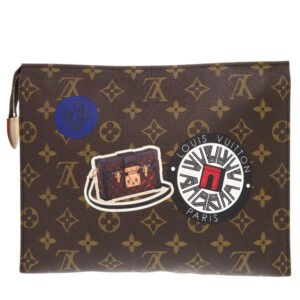 LOUIS VUITTON Clutch bag M41438 Monogram canvas Brown World Tour Monogram posh toilette unisex(Unisex) Used | AlmaBagz