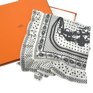 HERMES scarf silk BLANK Carre70 Brides de Gala | AlmaBagz