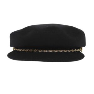 HERMES Other hats cashmere black Belleil Chene Dunkle 58 | AlmaBagz