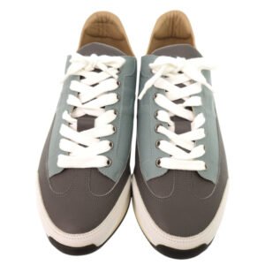 HERMES sneakers leather blue quick 41 | AlmaBagz