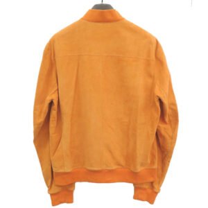 HERMES Blouson Goat leather Orange 50 | AlmaBagz