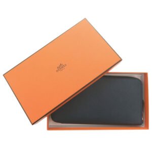 HERMES Long Wallet Purse Epsom, Silk Blue drus Azap Silk In Long | AlmaBagz