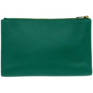 HERMES Pouch Evercolor Vert Vertigo Zip Angor | AlmaBagz