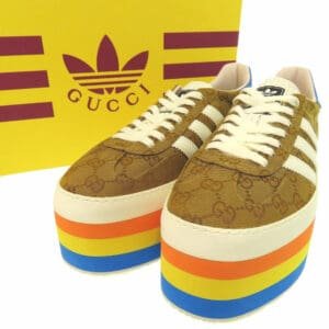 GUCCI sneakers 707873 GG canvas multicolor GUCCI × adidas originals GAZELLE 26.5 | AlmaBagz