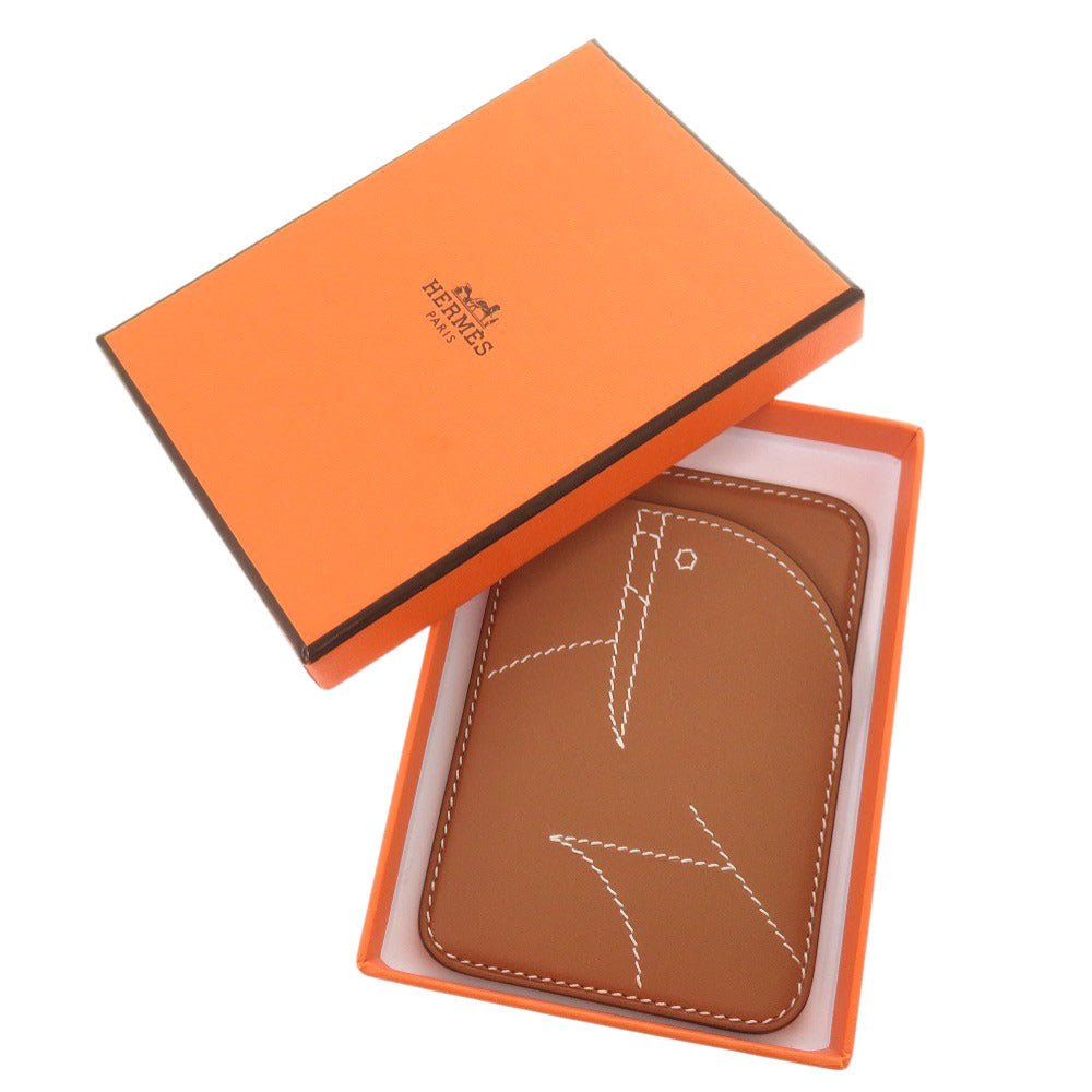 HERMES Card Case H0002731 37 Vaux Swift gold MagSafe Eman Morse | AlmaBagz