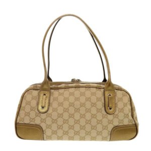 GUCCI Handbag 161720 GG canvas beige Princess Mini Boston Duffel bag | AlmaBagz