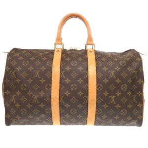 LOUIS VUITTON Boston Duffel bag M41428 Monogram canvas Brown Monogram Keepall 45 | AlmaBagz