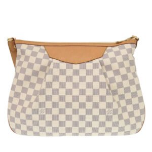 LOUIS VUITTON Shoulder Bag N41112 Damier Azur Canvas white Damier Azur Syracuse MM | AlmaBagz