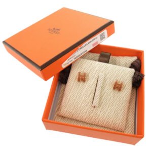 HERMES Pierce metal Brown Pop Ash Mini Pop H | AlmaBagz