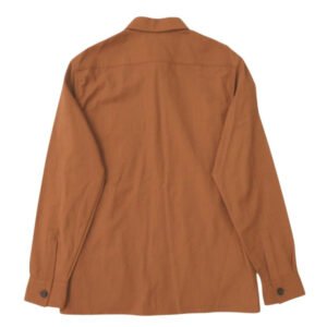 HERMES Long sleeve shirt H352140HC3H52 Rayon, Cotton Cienne Icons au Carre Embroidery 46 | AlmaBagz