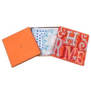 HERMES scarf silk blue Carre90 Hermes Electric | AlmaBagz