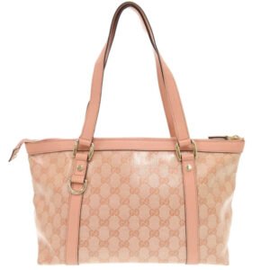 GUCCI Handbag 141470 Coated canvas pink GG crystal | AlmaBagz