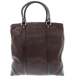 GUCCI Tote Bag 223668 leather Dark brown Diamante | AlmaBagz