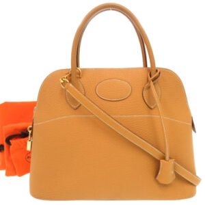 HERMES Handbag Fjord Natural Sable Bored 31 | AlmaBagz