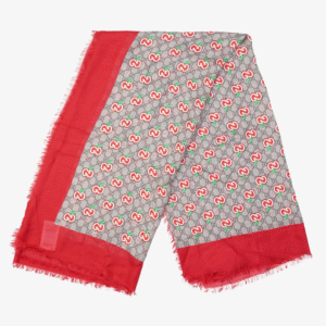 Gucci Womens Apple Shawl Supreme Red | AlmaBagz