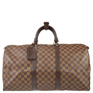 Louis Vuitton 2006 Damier Keepall 50 Travel Duffle HandBag N41427 | AlmaBagz