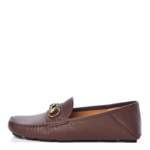 Gucci Calfskin Hebron Horse Bit Loafer Moccasins in Brown | AlmaBagz