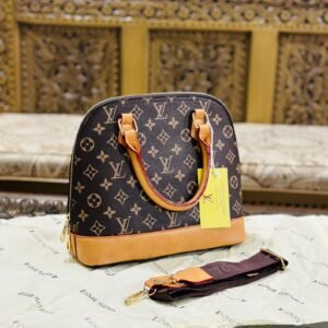 High Quality Louis Vuitton Alma Women Bag (Brown/Mustard) | AlmaBagz
