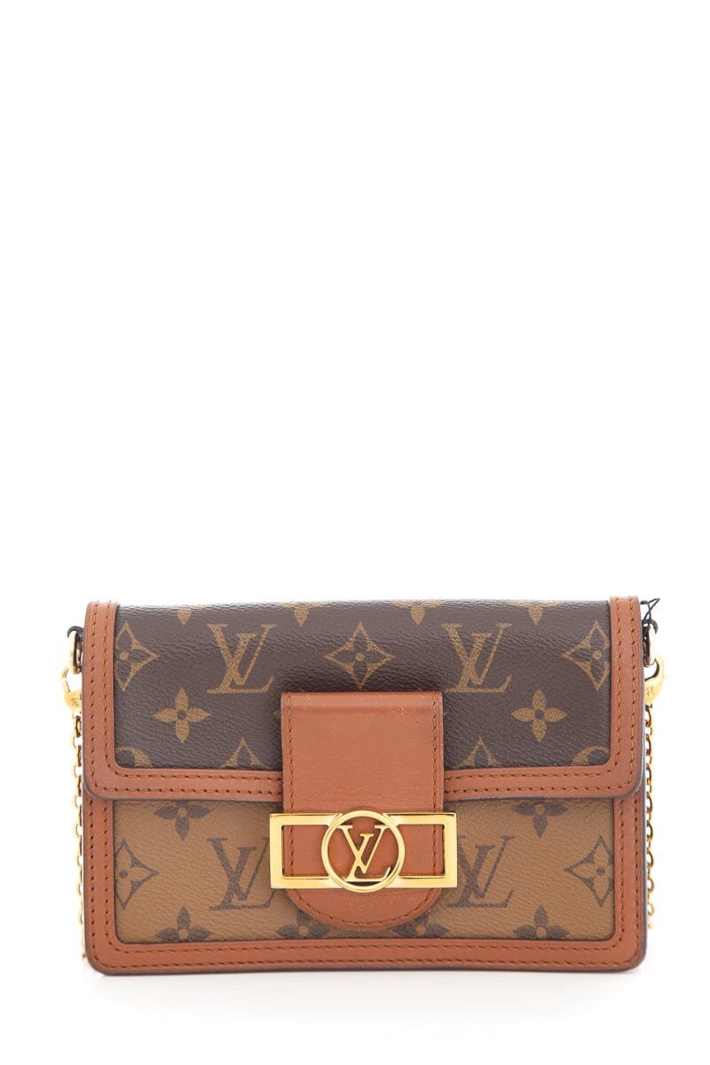 Louis Vuitton Monogram Dauphine Chain Wallet Cross-Body | AlmaBagz