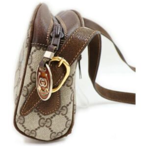 Gucci Gg Supreme Two Way Brown Guccissima Print Coated Canvas And Leather Shoulder Bag | AlmaBagz