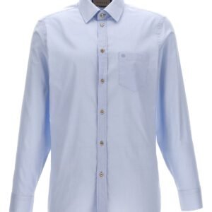 Gucci Men Double G Embroidery Shirt | AlmaBagz