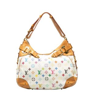 Louis Vuitton Monogram Multicolor M40195 Shoulder Bag PVC/Leather Bronze White Ladies Bike | AlmaBagz