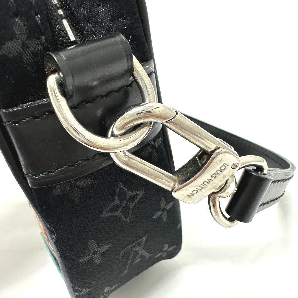 LOUIS VUITTON Shoulder Bag M92275 Satin black Monogram Satin Pochette Conte Do Fe Women Used | AlmaBagz - Image 9