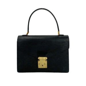 LOUIS VUITTON Handbag leather black Epi Concorde Women Used | AlmaBagz