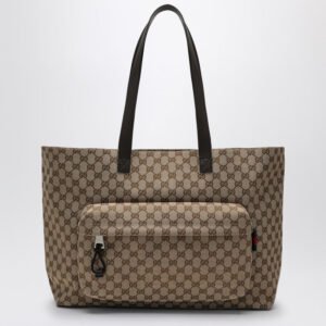 Gucci Large Shopping Bag In Gg Fabric Men | AlmaBagz