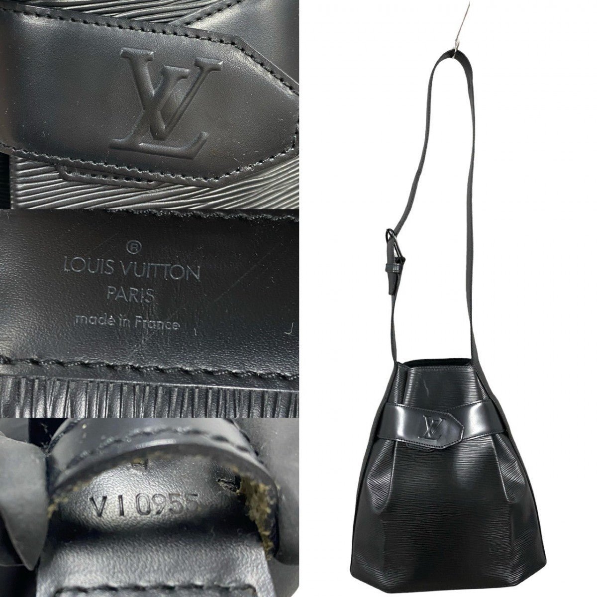 LOUIS VUITTON Shoulder Bag Epi Leather black Epi Sac De Paul PM | AlmaBagz - Image 3
