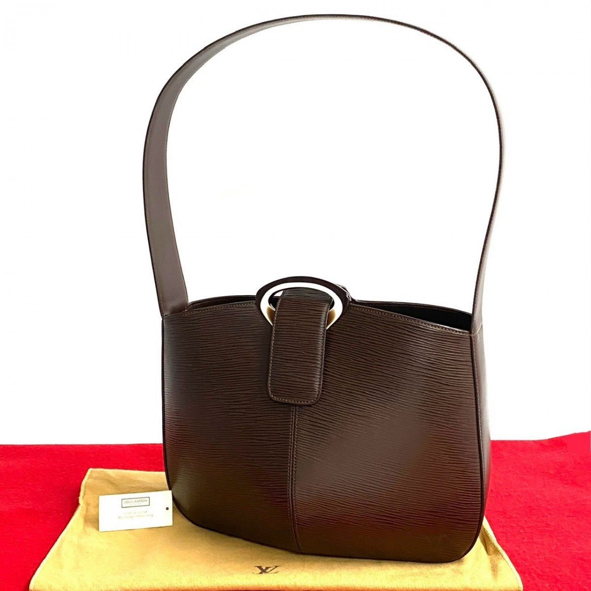 LOUIS VUITTON Shoulder Bag leather Brown Epi Revli | AlmaBagz - Image 10