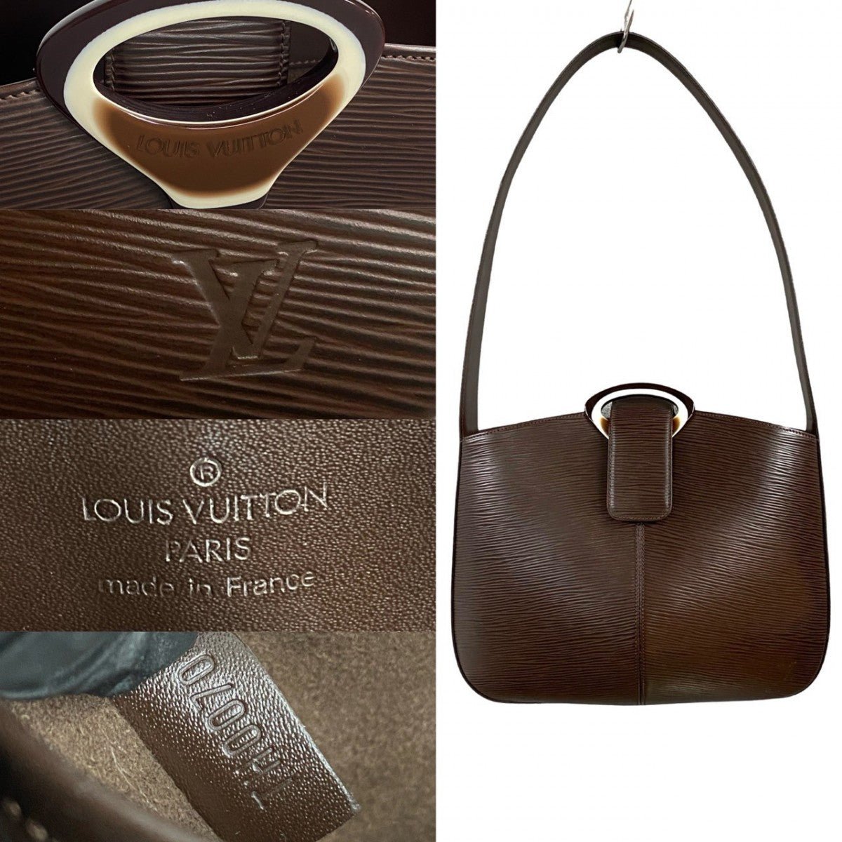 LOUIS VUITTON Shoulder Bag leather Brown Epi Revli | AlmaBagz - Image 3