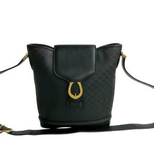 GUCCI Shoulder Bag leather black | AlmaBagz