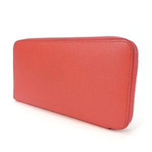 HERMES Long Wallet Purse Epsom Pink type Azap Long Silk Inn Women Used | AlmaBagz