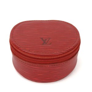 LOUIS VUITTON Accessory pouch M48227 Epi Leather Castilian red Ecran Bijoux unisex(Unisex) Used | AlmaBagz