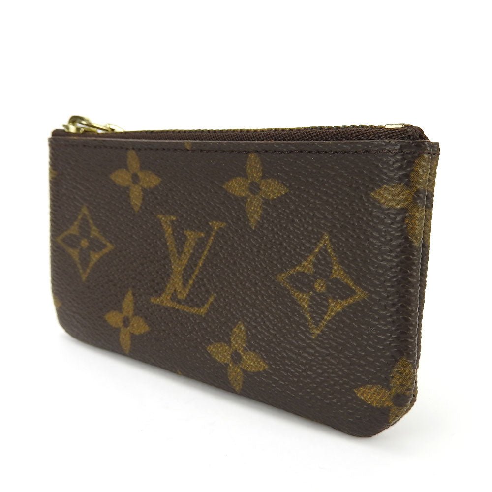 LOUIS VUITTON Coin case M62650 Monogram Brown Pochette Kle | AlmaBagz