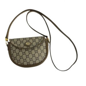 GUCCI Shoulder Bag leather Brown | AlmaBagz