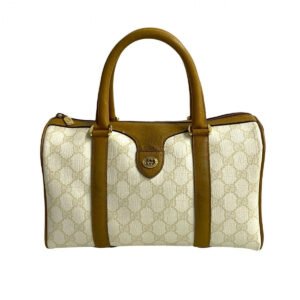 GUCCI Handbag leather white Old Gucci | AlmaBagz