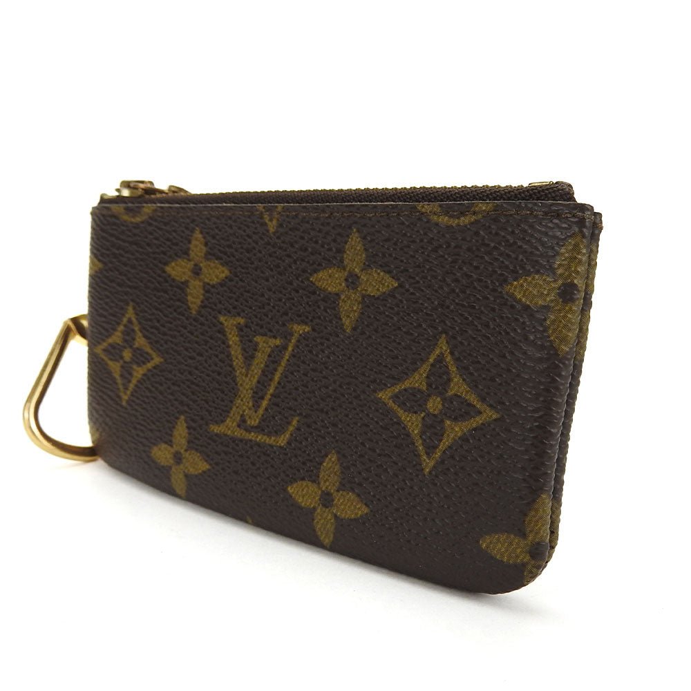 LOUIS VUITTON Coin case M62650 Monogram Brown Monogram Pochette Kle | AlmaBagz