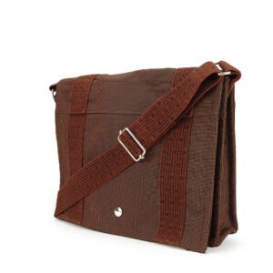 HERMES Shoulder Bag canvas Brown Her Line Bassus PM unisex(Unisex) Used | AlmaBagz