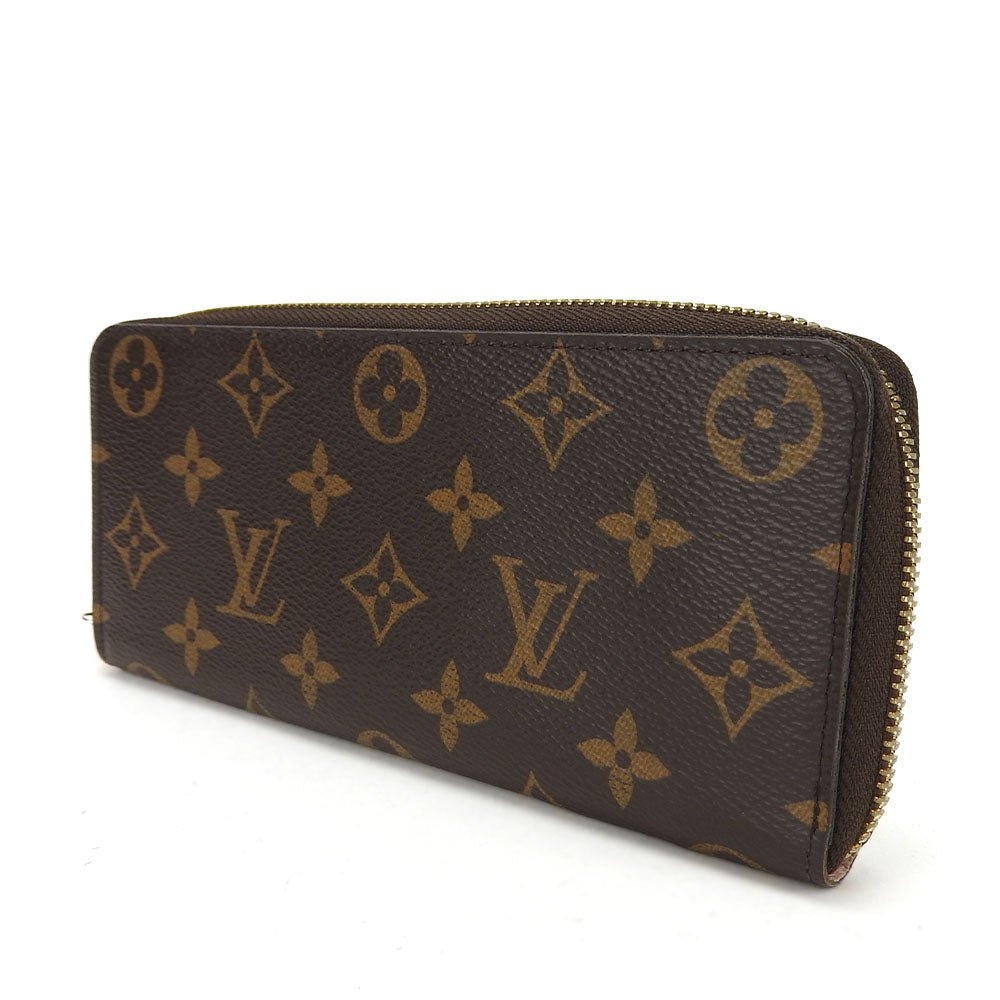 LOUIS VUITTON Long Wallet Purse M61298 Monogram Rose Valerie Portefeuille Clemence Women Used | AlmaBagz